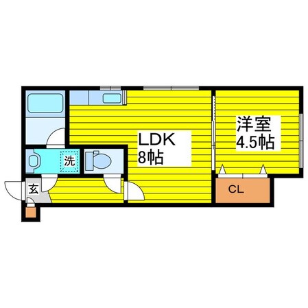 環状通東駅 徒歩8分 3階の物件間取画像